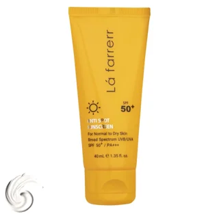 کرم ضدآفتاب و ضدلک بی‌رنگ لافارر مدل SPF50، مناسب پوست‌های خشک و معمولی، حجم 40 میلی‌لیتر